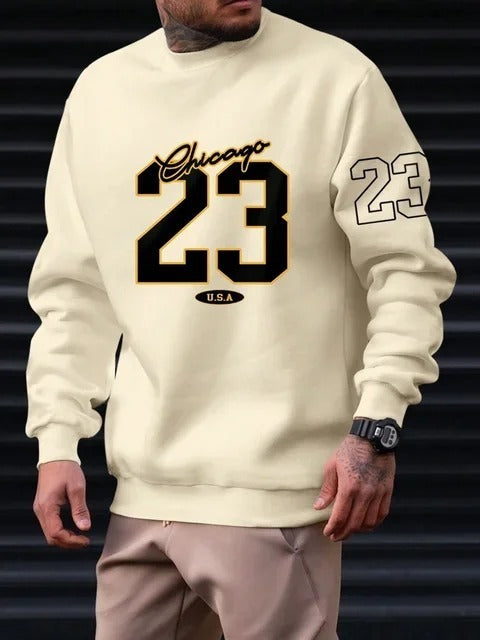 Art Letter Design  Style Fleece Sweats For Men