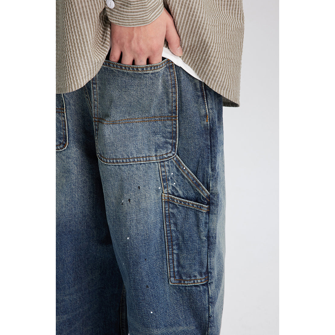 Versatile Loose Straight Jeans