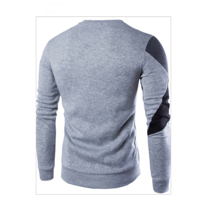 O-Neck Slim Cotton Knitted Men&