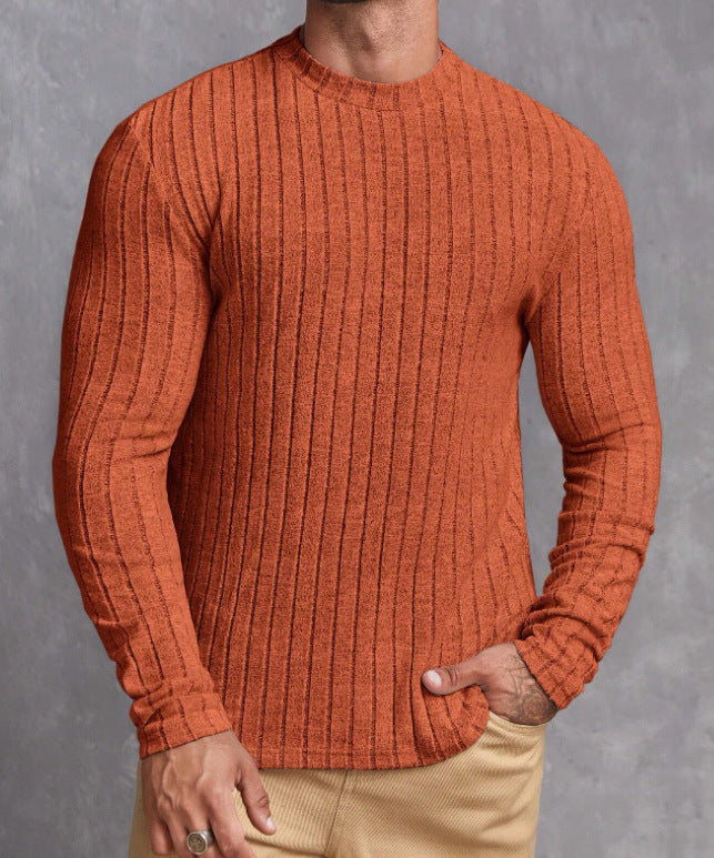 Casual  Round Neck Long-sleeved T-shirt