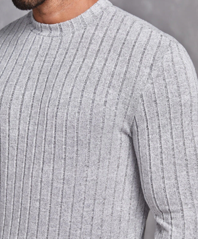 Casual  Round Neck Long-sleeved T-shirt