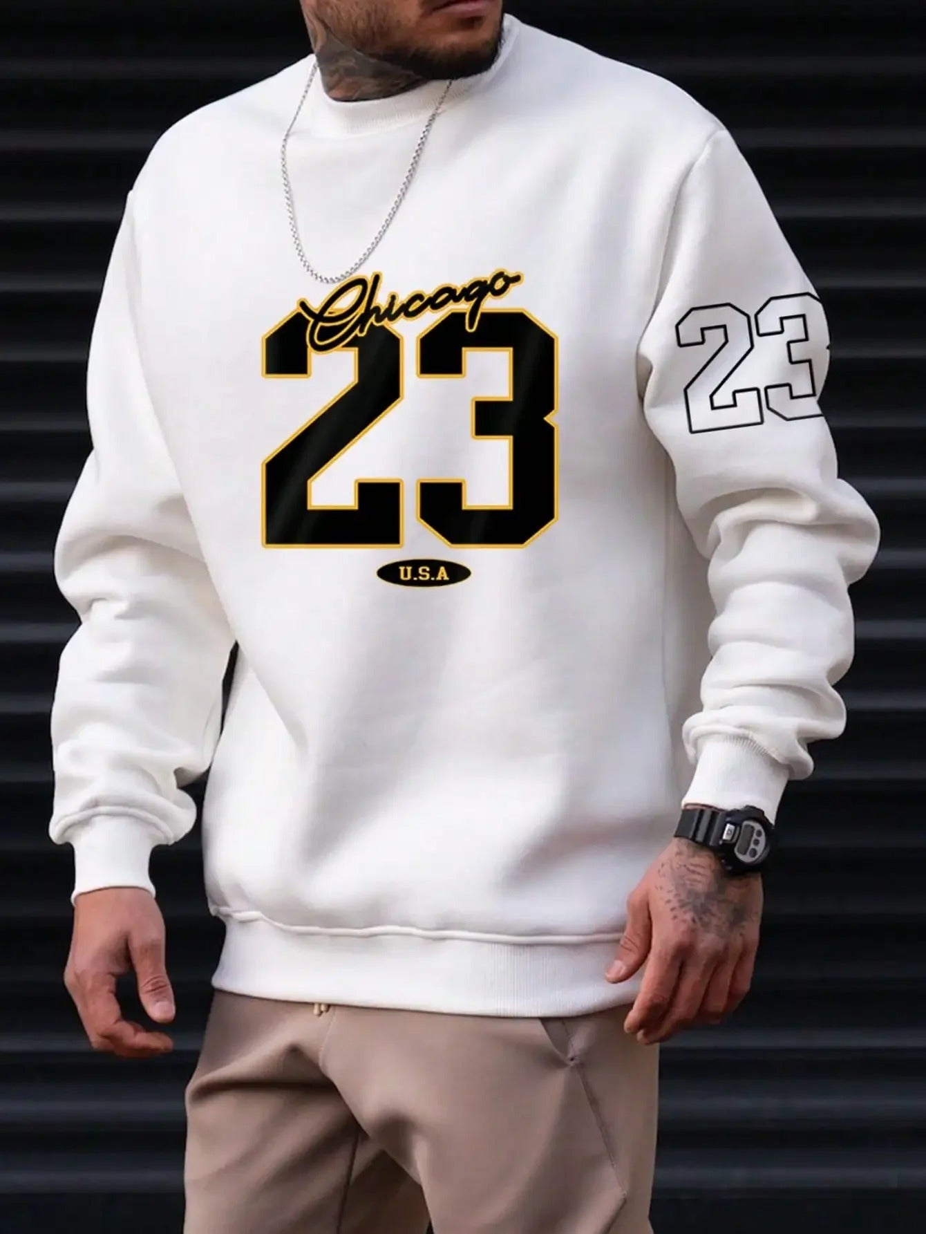 Art Letter Design  Style Fleece Sweats For Men