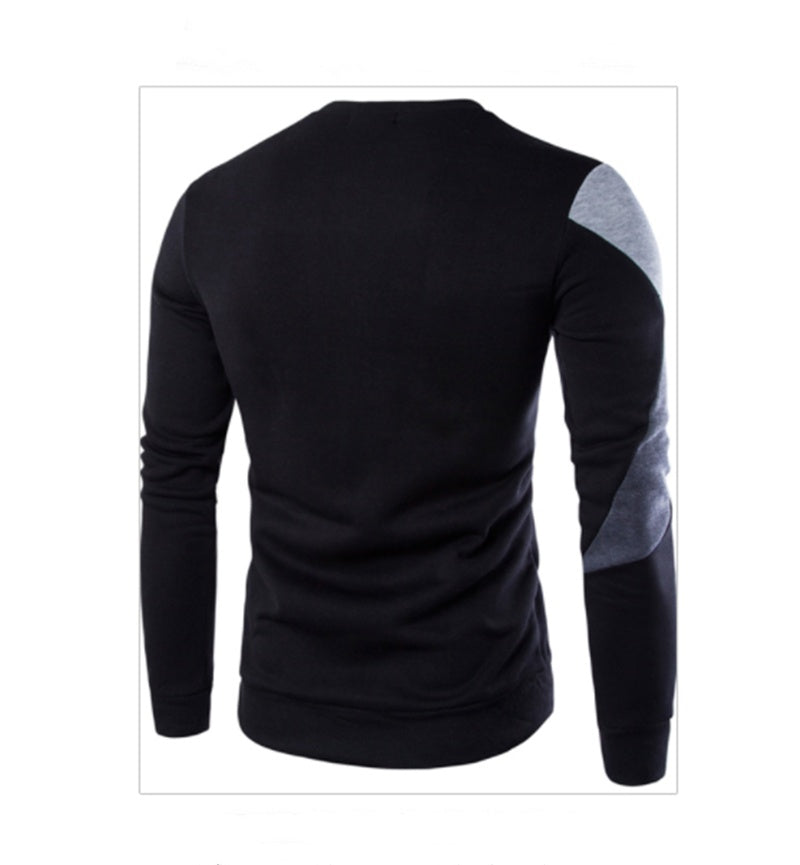 O-Neck Slim Cotton Knitted Men&