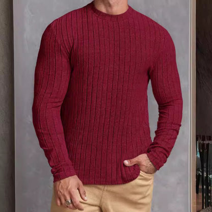 Casual  Round Neck Long-sleeved T-shirt