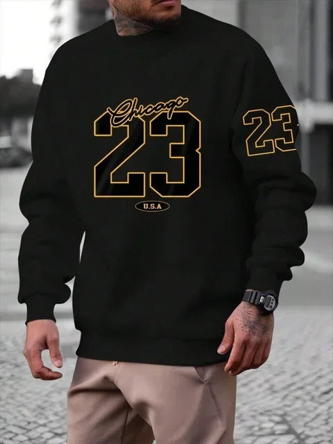 Art Letter Design  Style Fleece Sweats For Men